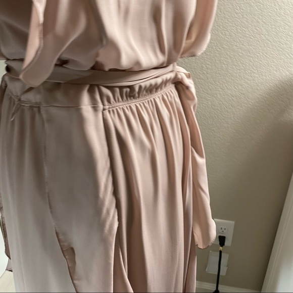 BCBGMaxazria Kollin Mauve Rose Maxi Dress Sz S - Picture 7 of 16